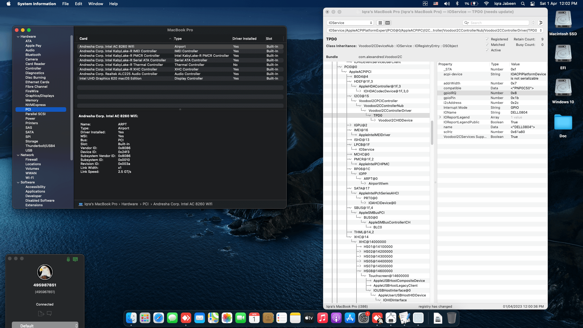 Dell Inspiron 13 5379 [KabyLake R   Intel HD 620 + I2C]   OpenCore 9